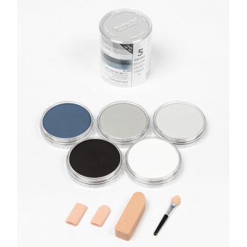 PanPastel, GREYS, grå nuancer, sæt med 5 stk. PanPastel, GREYS, grå nuancer, sæt med 5 stk.